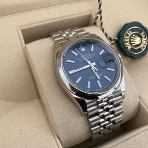 Rolex datejust cadran bleu 126200